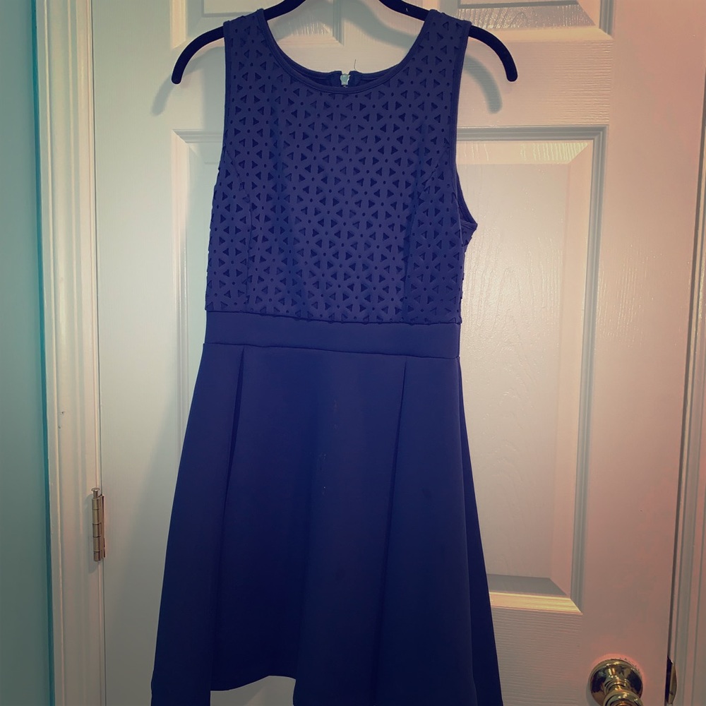 Navy blue dress